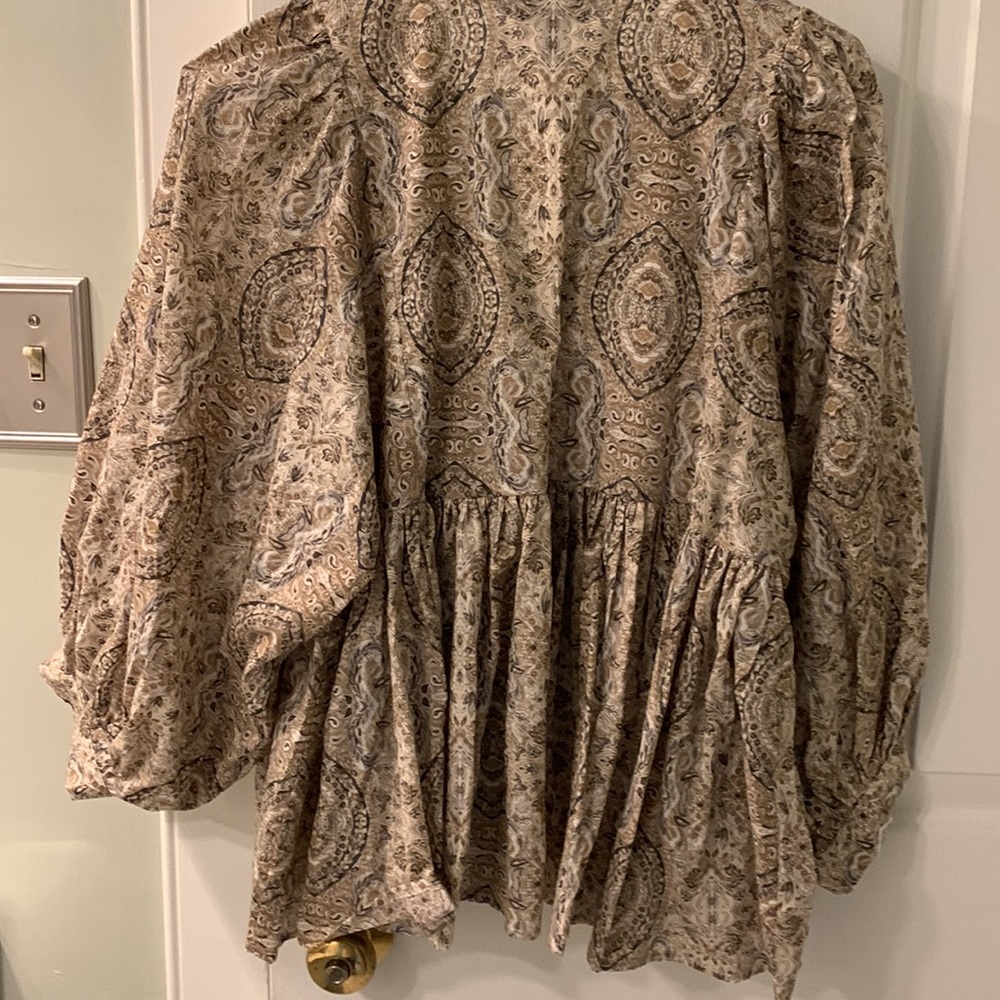 NWT Banana Republic Paisley print top - Picture 2 of 4